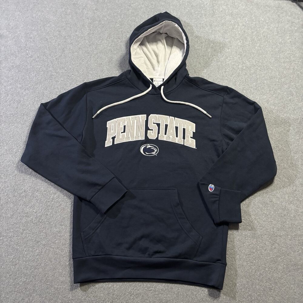 Champion NCAA Penn State Nittany Lions Hoodie Men’s S Navy Blue Sweatshirt NWT